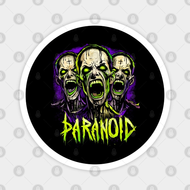 PARANOID Magnet by artslaves